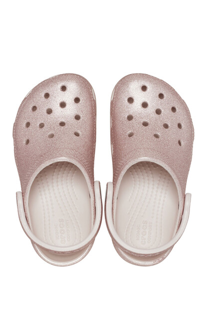 Bebek Classic Glitter Clog T Terlik 206992_6XE Pembe - Thumbnail