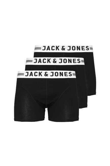 Jack & Jones - Çocuk 3 lü Paket Boxer 12149293 Siyah 