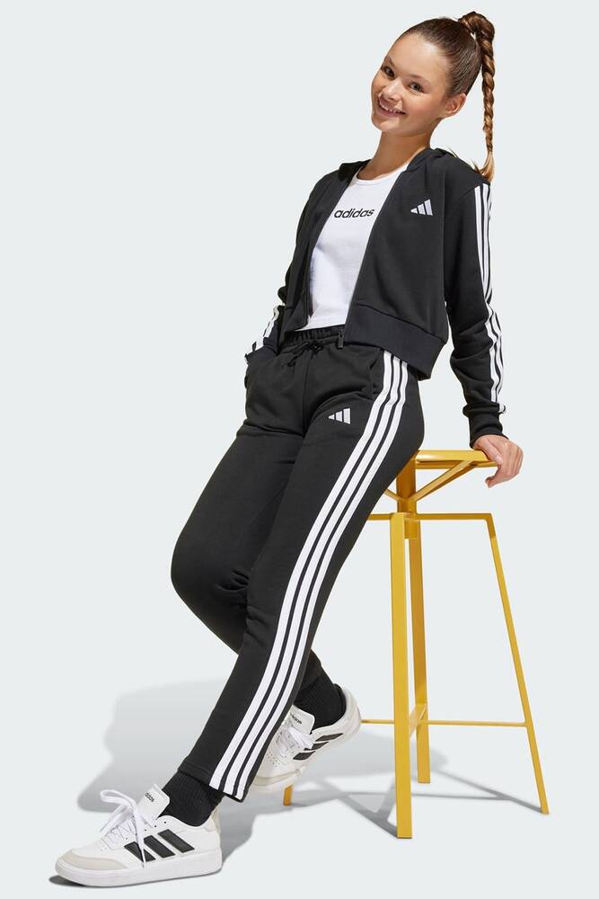 Çocuk 3S Ft Fermuarlı Kapüşonlu Sweat JJ0956 Siyah 