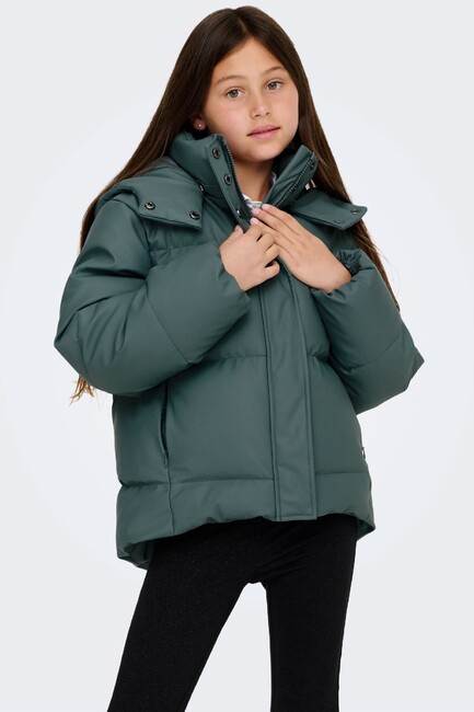 Çocuk Agnes Puffer Mont 15369825 Yeşil (1)