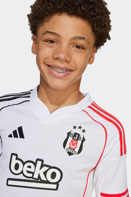 Çocuk BJK Forma JN9936 Beyaz - Thumbnail