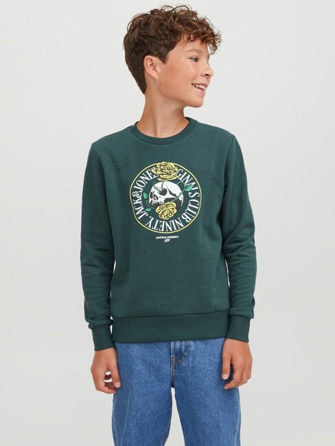 Jack & Jones - Çocuk Boney Sweat 12247870 Yeşil 