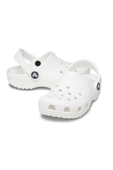 Çocuk Classic Clog T Terlik 206990_100 Beyaz - Thumbnail