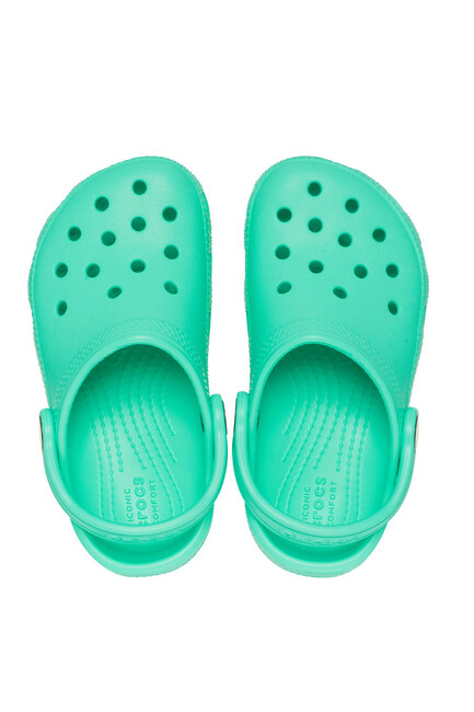 Çocuk Classic Clog T Terlik 206990_3WM Yeşil - Thumbnail