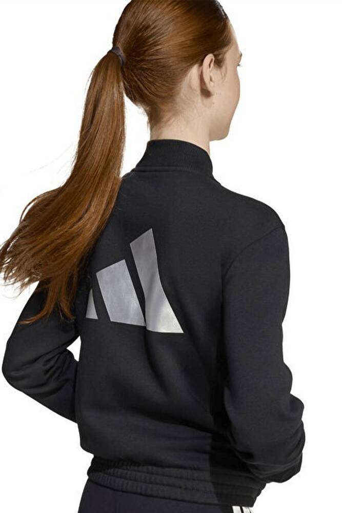 Çocuk Glam Fermuarlı Sweat JL7474 Siyah 