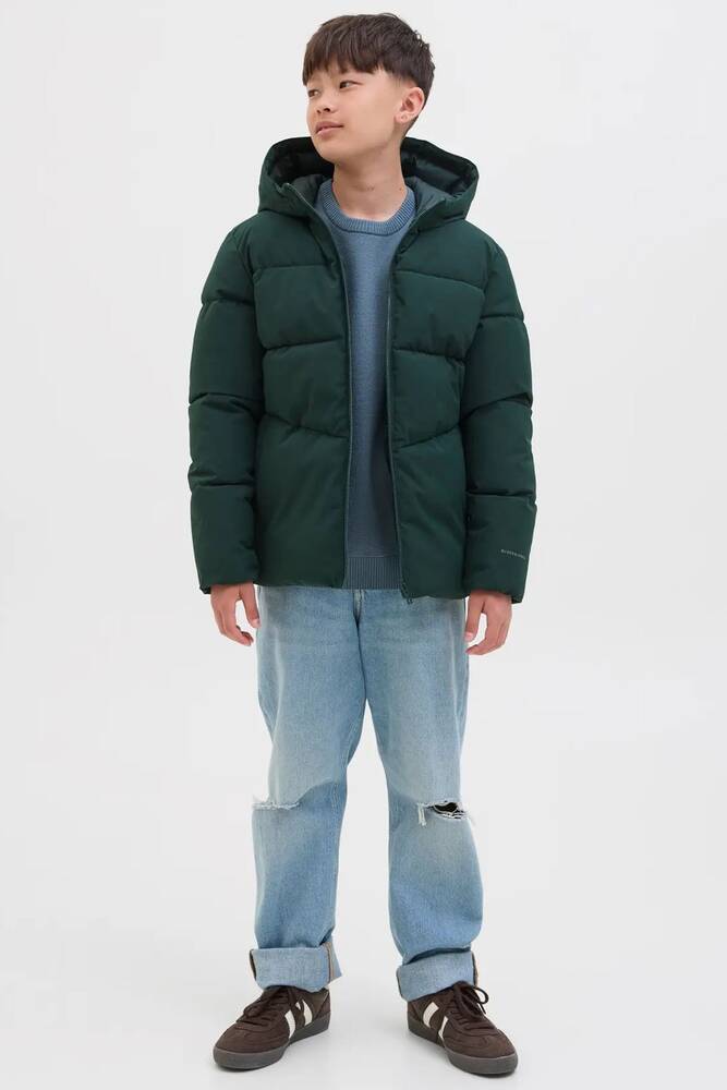 Çocuk Global Puffer Mont 12283847 Yeşil 