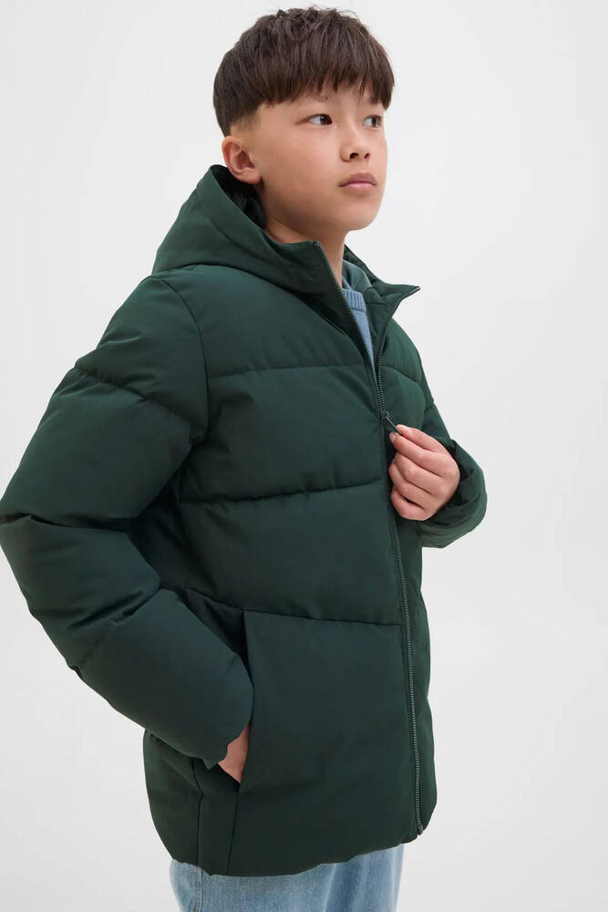 Çocuk Global Puffer Mont 12283847 Yeşil 