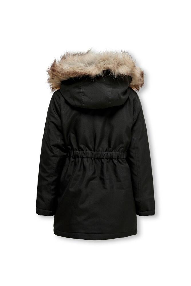 Çocuk Kogırıs Fur Parka 15245678 Siyah 