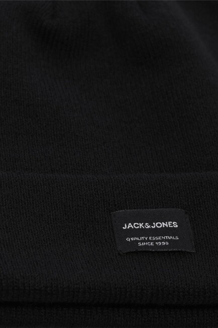 Jack & Jones - Çocuk Logo Detaylı Bere 12160311 Siyah (1)