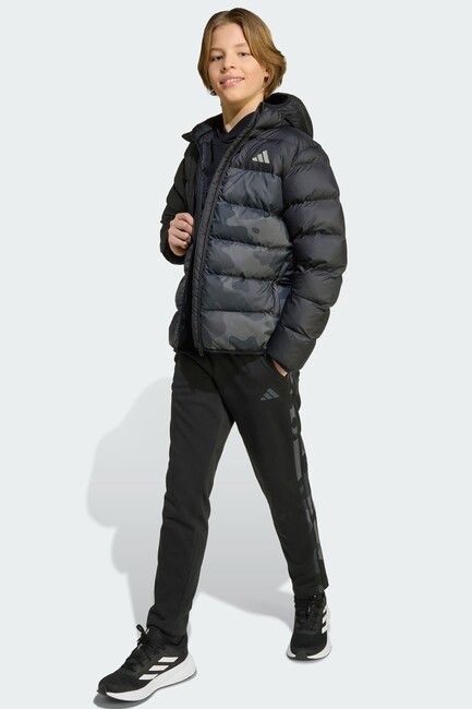 Çocuk SD AOP Mont JL7399 Siyah - Thumbnail