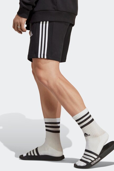 Adidas - Erkek 3 Stripes French Terry Şort IC9435 Siyah (1)