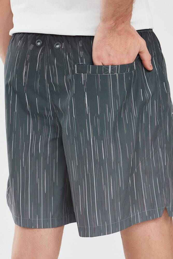 Erkek 7 inch Yüzme Şortu S241141-001 Siyah 