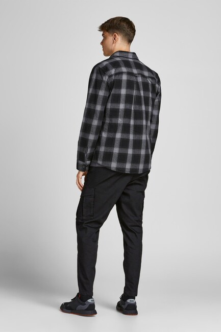 Jack & Jones - Erkek Ace Dex Tapered Pantolon 12194240 Siyah (1)