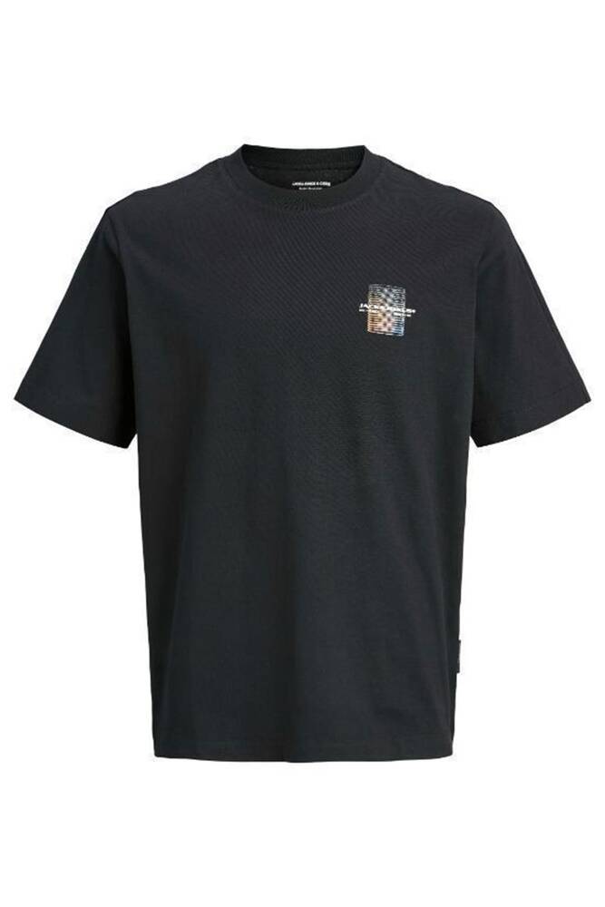 Erkek Alma Front Print Tişört 12276948 Siyah 