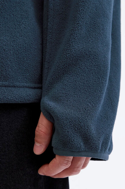 Erkek Alpes Half Zıp Ceket 12284828 Lacivert - Thumbnail