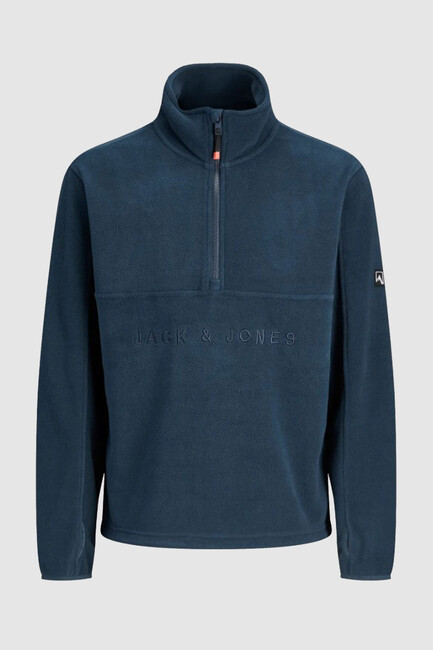 Erkek Alpes Half Zıp Ceket 12284828 Lacivert - Thumbnail