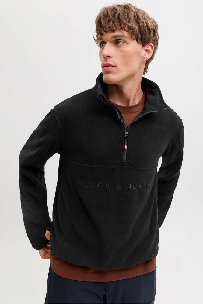Erkek Alpes Half Zıp Ceket 12284828 Siyah 