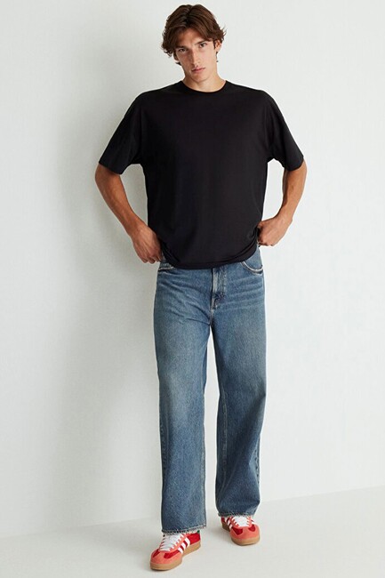 Erkek Atlanta Street Jean Pantolon 0010305-88526 Mavi - Thumbnail