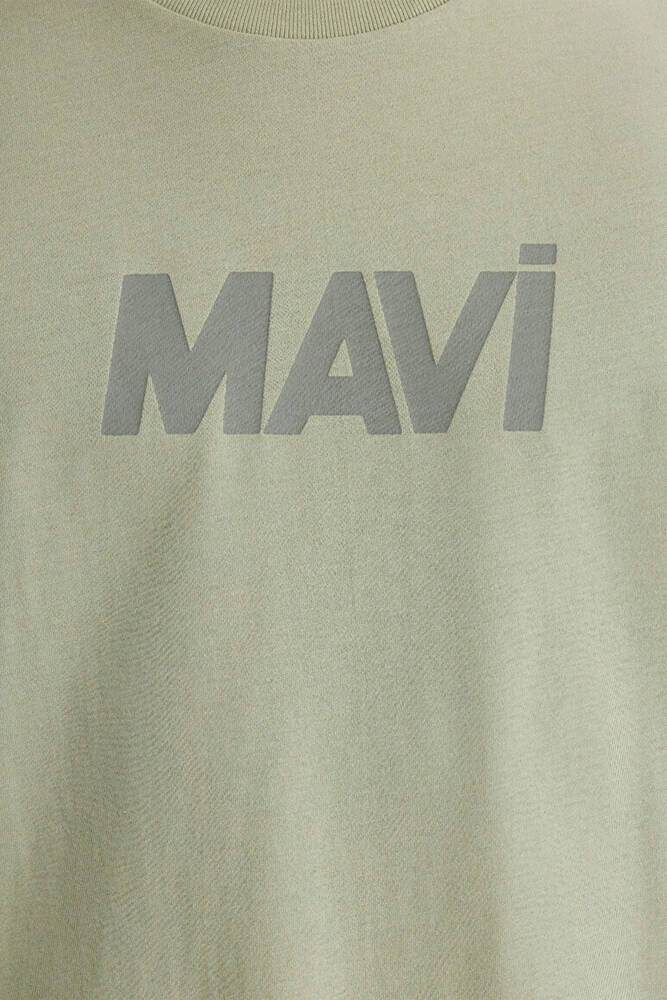 Erkek Baskılı Tişört 066846-85873 Mavi 