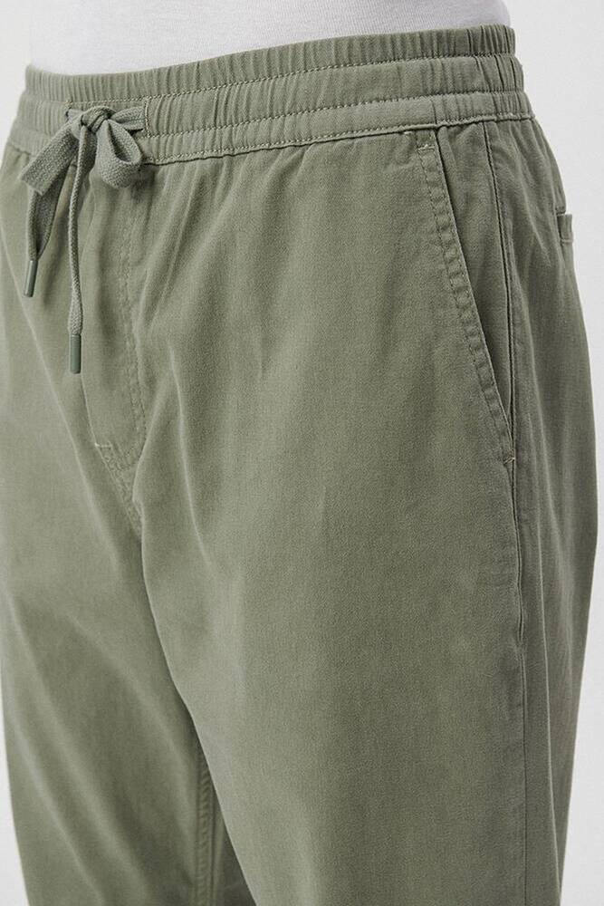 Erkek Beli Lastikli Pantolon 000169-71559 Yeşil 