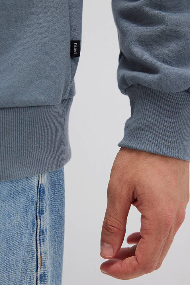 Erkek Bisiklet Yaka Sweat 0S10457-80889 Gri 
