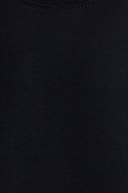 Erkek Bisiklet Yaka Tişört 0611596-900 Siyah - Thumbnail
