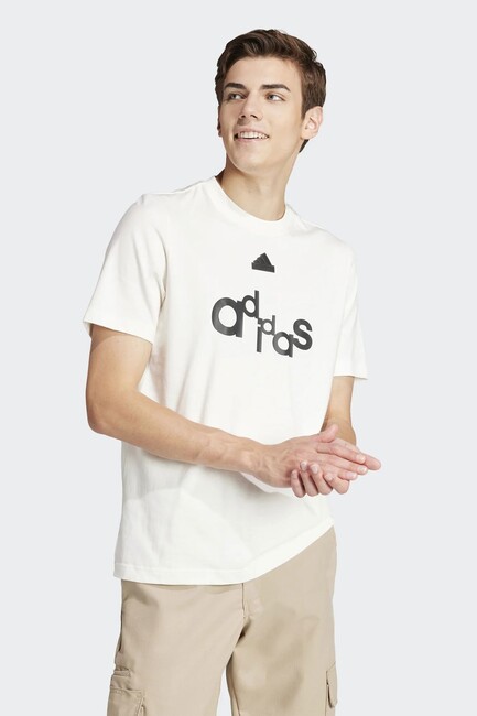 Adidas - Erkek Bl Sj T Q1 Tişört IS2010 Beyaz 