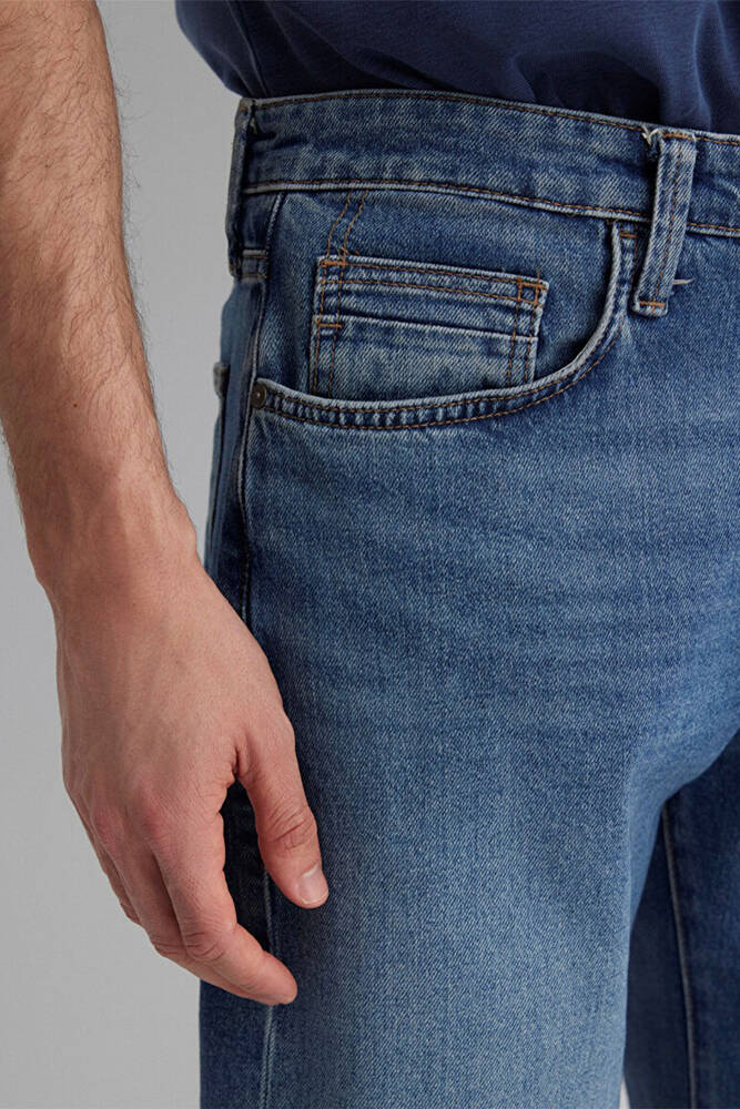 Erkek Brain 90's Denim Şort 0418487835 Mavi 