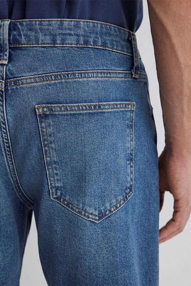 Erkek Brain 90's Denim Şort 0418487835 Mavi 