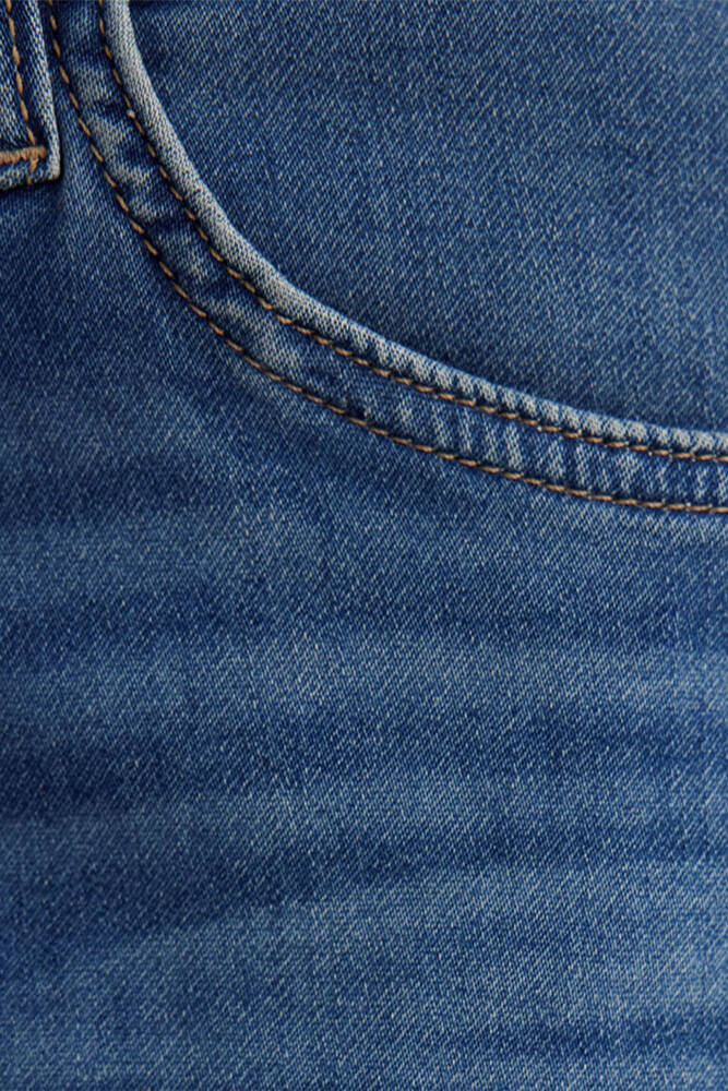 Erkek Brain Sporty Denim Şort 0418490389 Mavi 