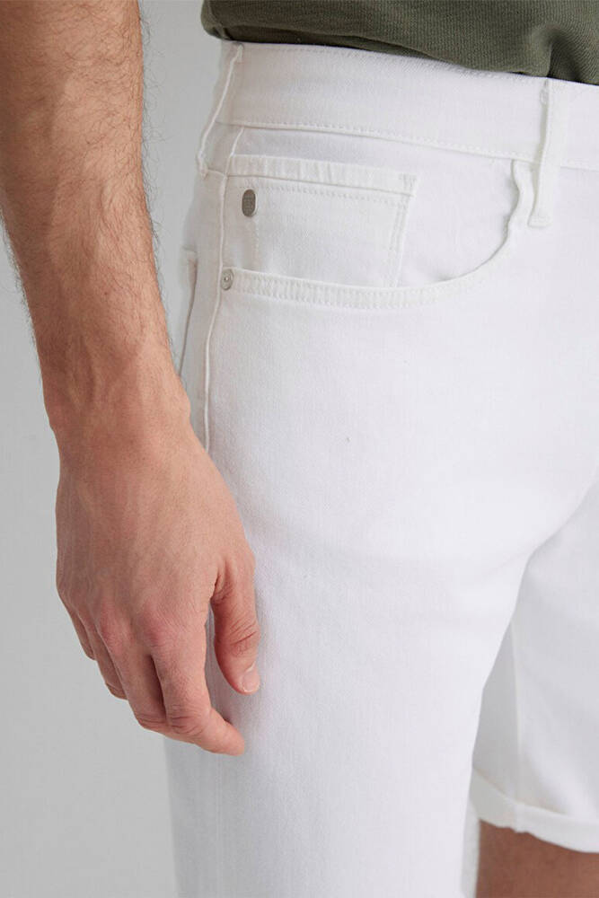 Erkek Brıan White Comfort Str Şort 0418423856 Beyaz 