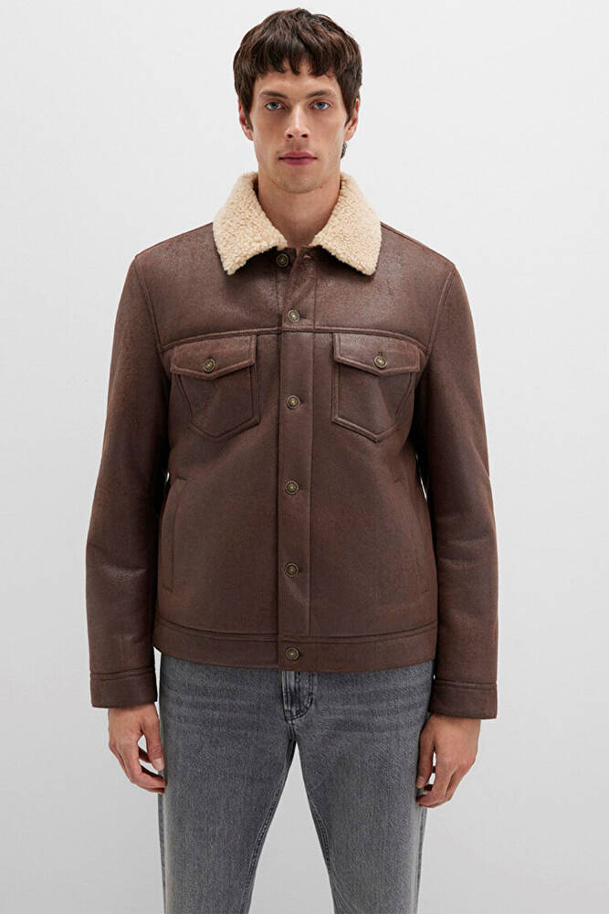 Erkek Ceket 0110460-71603 Kahve 