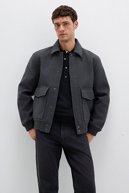 Erkek Ceket 0110658-80023 Gri (1)