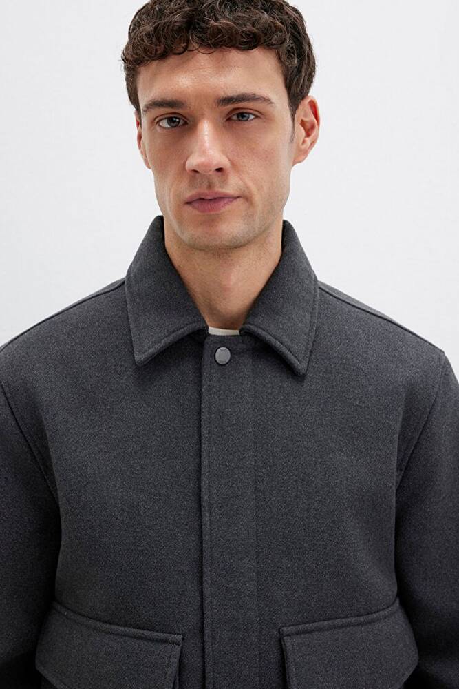 Erkek Ceket 0110658-80023 Gri  Erkek Ceket 0110658-80023 Gri