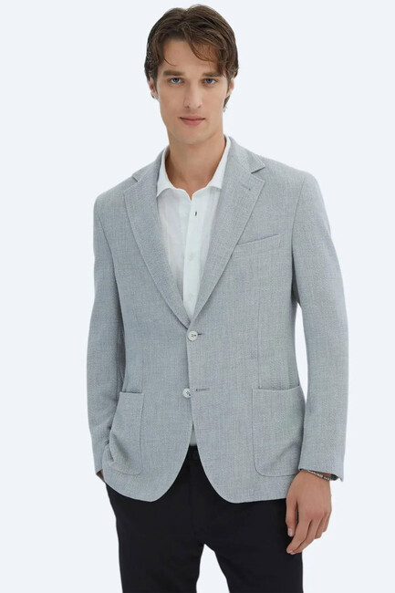Erkek Ceket CK-2716 10153318 Gri - Thumbnail