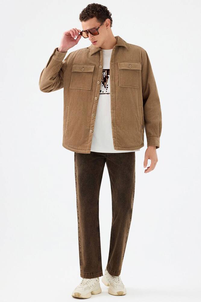 Erkek Ceket LF2040822 Camel 