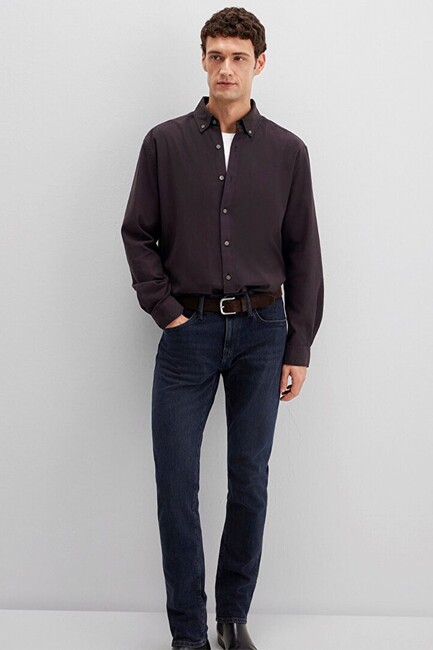 Erkek Cepli Gömlek 0211751-91404 Kahve (3)