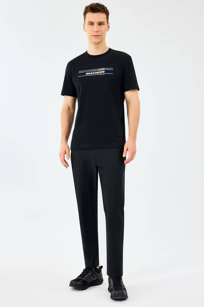 Erkek Coated Slim Pantolon S2520148-3817 Siyah 