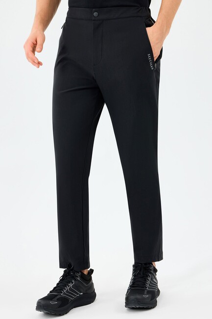 Erkek Coated Slim Pantolon S2520148-3817 Siyah (3)