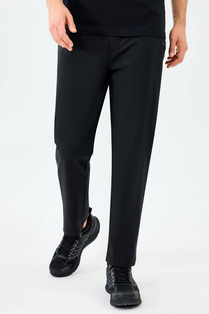 Erkek Coated Slim Pantolon S2520148-3817 Siyah 