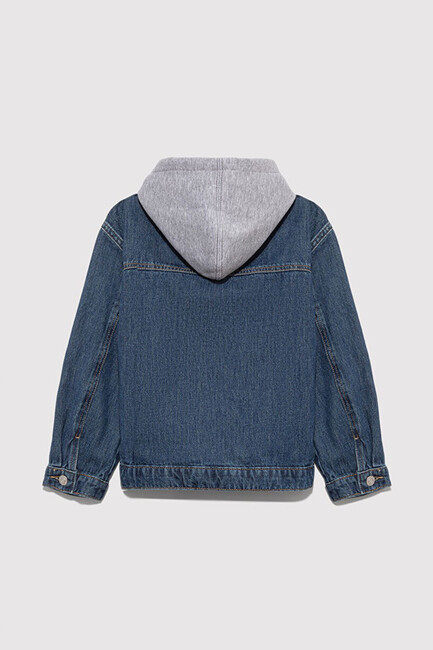 Erkek Çocuk KAI Denim Ceket 6111402-91062 Mavi - Thumbnail
