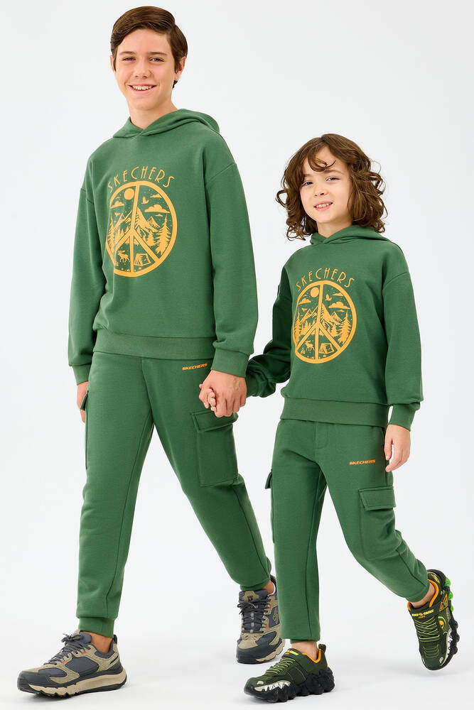 Erkek Çocuk LW Fleece Sweat SK2520089-1629 Haki 