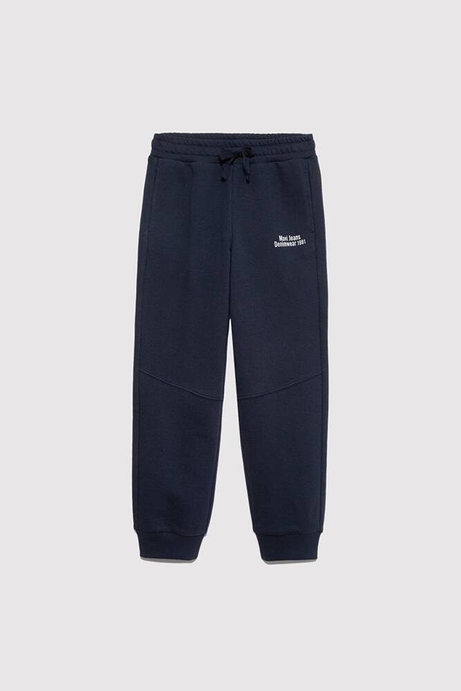 Erkek Çocuk Mavi Jeans Baskılı Eşofman Altı 6010019-82318 Lacivert 