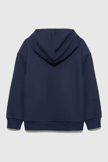 Erkek Çocuk Mavi Jeans Baskılı Sweat 6S10141-82318 Lacivert - Thumbnail