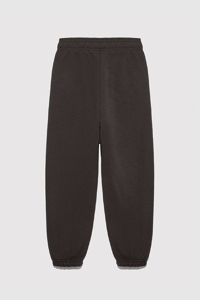 Erkek Çocuk MV Logo Baskılı Eşofman Altı 6010010-71593 Kahve 