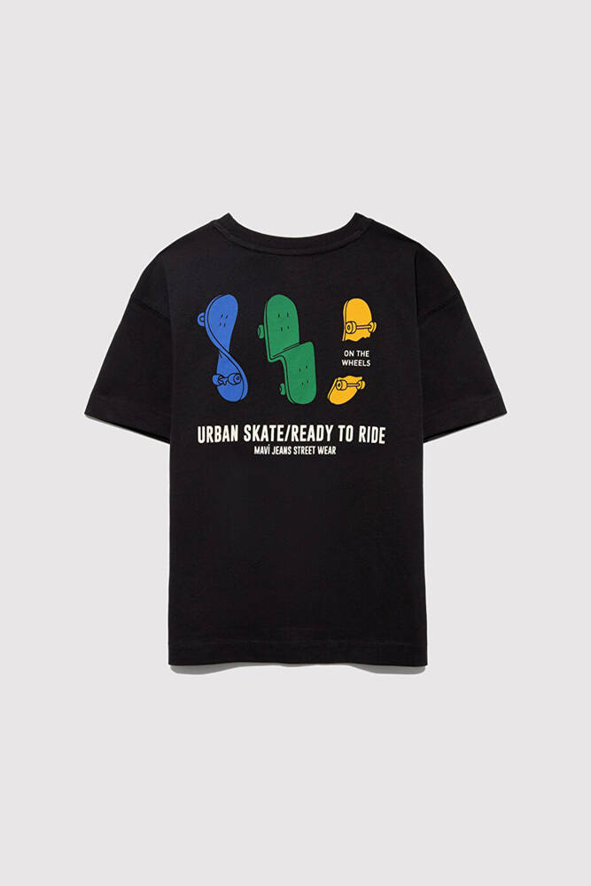 Erkek Çocuk Urban Skate Baskılı Tişört 6610275-70087 Gri 