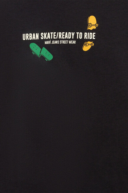 Erkek Çocuk Urban Skate Baskılı Tişört 6610275-70087 Gri - Thumbnail