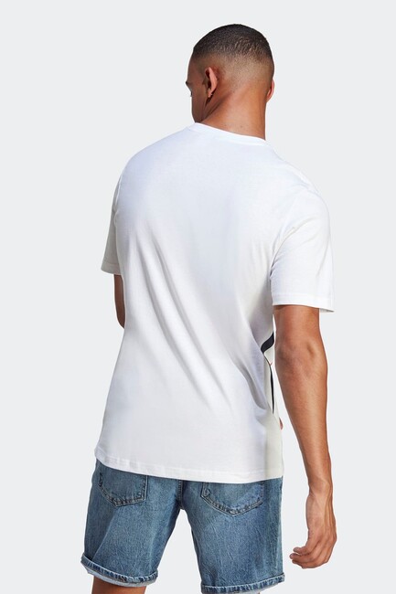Adidas - Erkek Colourblock Tişört IC3705 Beyaz (1)