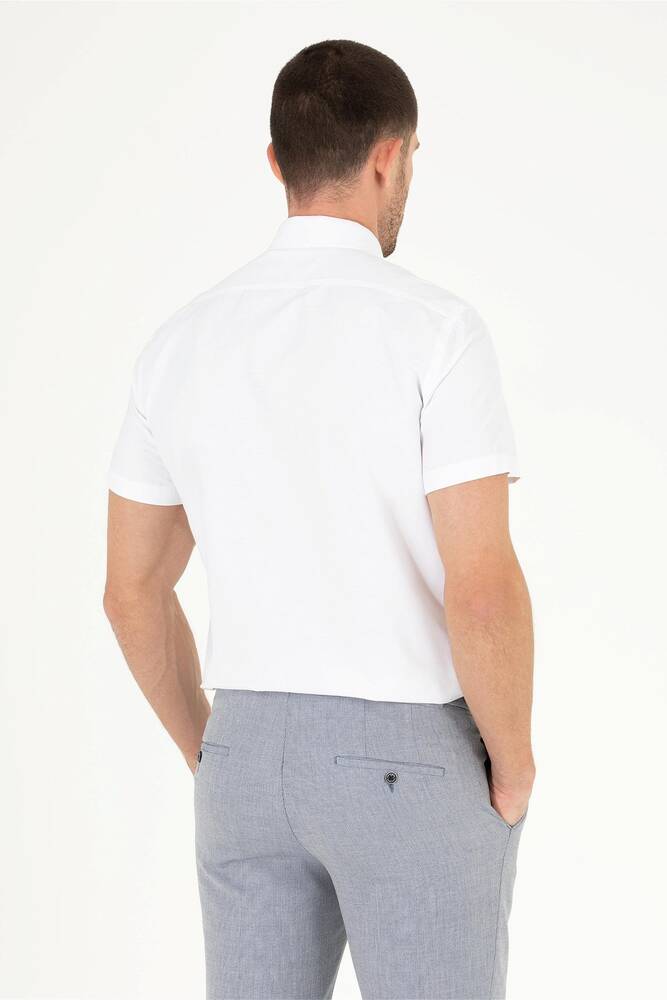 Erkek Dokuma Gömlek 000-1620161 Beyaz 
