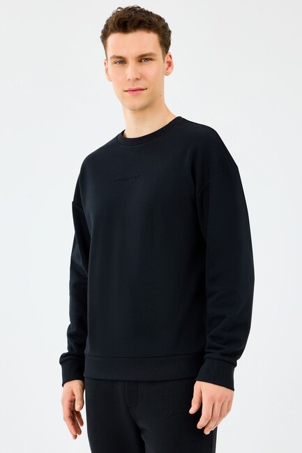 Erkek Ess Crewneck Sweat S2610015-3817 Siyah (2)